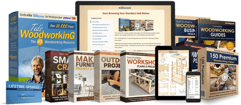 Ted’s Woodworking Complete package